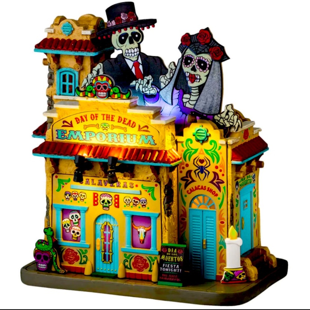SPOOKY TOWN DAY OF THE DEAD EMPORIUM NWT
